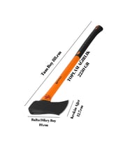 Yapar Fiber Saplı Dövme Çelik Balta Y. 2250 Gr
