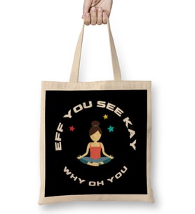 Eff You SeeKay Why Oh You YOGA LOVER Bez Çanta Uzun Saplı