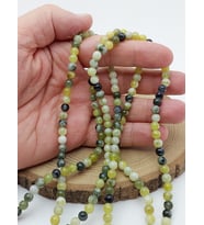 Peridot (Zebercet) Taşı Nane Yeşili Dizi 6mm Aralığı (62260)