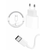 15/Pro/Pro 25W İos Uyumlu Hızlı Şarj Aleti Adaptörlü Beyaz