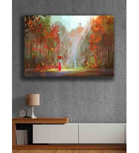 Koç stüdyo Modern tasarım kanvas tablo 50x70 (Çok Renkli)