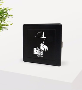 BK Gift Kişiye Özel Godfather Baba Tasarımlı Siyah Metal Sigara Tabakası-16
