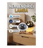 USB Hava Nemlendirici – Projeksiyon Gece Lambalı Aromaterapi Özellikli Masa Tipi