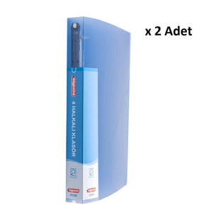 Bigpoint 4 Halkalı Klasör Mavi x 2 Adet
