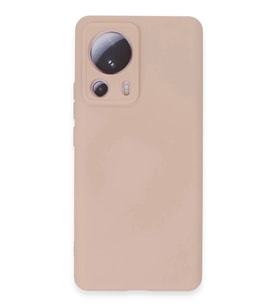 Durukar® Mi 13 Lite Kılıf Nano içi Kadife Silikon - Pudra