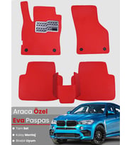 BMW X6 E71 (2008-2014) Uyumlu EVA Paspas Tam Set–Araca Özel,Su Geçirmez,Hızlı ve Kolay Montaj