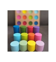 Moccotoys Montessori Eşleştirme Tablalı Silindirler