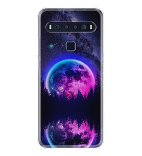 TCL 10L 10 Plus 10SE 20E 20SE 30SE L7 Kılıf Desemli Silikon Star Planet 1652