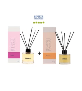 İpeksi Soft Place + Kavun Happy Place Dekoratif Ortam Kokusu 120 ml - Bambu Çubuklu