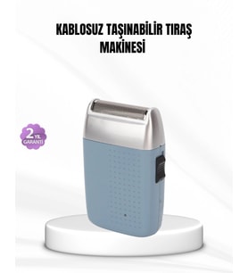 Taşınabilir Şarjlı Tıraş Makinesi – Kuru Kullanım, Özel Sakal Başlıkları