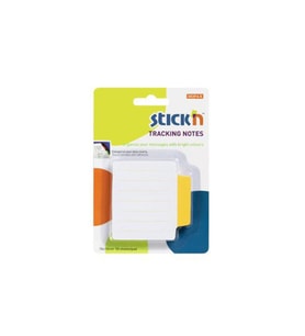 Hopax Stickn Yapışkanlı Not Kağıdı Çizgili Sep. 50 Yaprak 70x70 Mm Beyaz Sarı