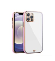 iPhone 14    Pro    Arka kapak Kılıf   Pembe    kenarlı  rose