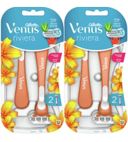 Gillette Venus Riviera Kullan At Kadın Tıraş Bıçağı 4 Lü Set (2PK*2)