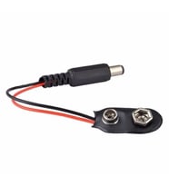 9 V Pil Barrel Dönüştürücü Kablo