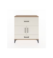 Arges Şifonyer 2 Raflı 2 Çekmeceli 2 Kapaklı 88x30x96 Çam-Aytaşı