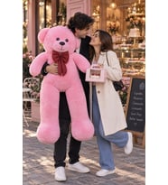Pandamkee 140 Cm Sevgiliye Özel Hediyelik Ayı (Pembe)
