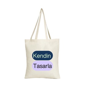 Kendin Tasarla – Kişiye Özel Baskılı Keten Bez Çanta