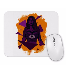 Purple Girl Mouse Pad