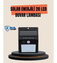 4 Modlu Solar LED Bahçe ve Garaj Lambası