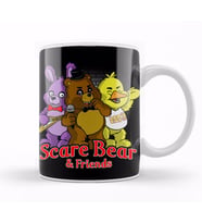 Freddy Scare Bear Nerd Kupa Bardak Porselen