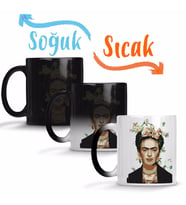 Frida Kahlo 05 Sihirli Kupa Bardak Porselen