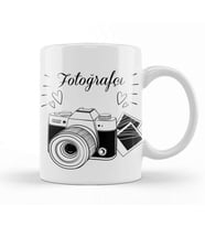 Fotografçı Foto Kupa Bardak Porselen
