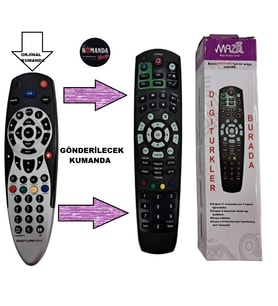 DİGİTÜRK AKILLI KUMANDA DİGİTÜRK PVR PLUS UYDU KUMANDASI (code=6)