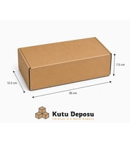 12.5x26x7.5 cm E-Ticaret ve Kargo Kutusu (100 ADET)