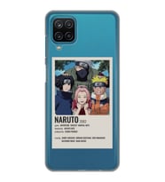 Samsung Galaxy A12/M12 Uyumlu Naruto Anime Desenli Şeffaf Telefon Kılıfı