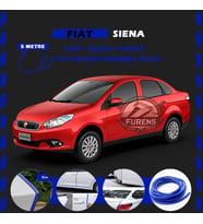 Fiat Siena Oto Araç Kapı Koruma Fitili 5metre Parlak Mavi Renk