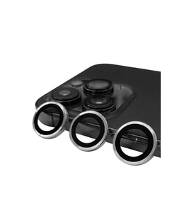 Apple iPhone 13 Pro Max Raze Metal Kamera Lens - Gümüş