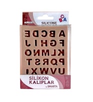 SMARTA SK1013022 SLİKON KALIPLAR - HARFLER (ALPHABET)