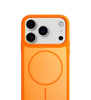iPhone 17 Pro 6.3" MagSafe Destekli Premium Soft Silikon Kılıf Turuncu