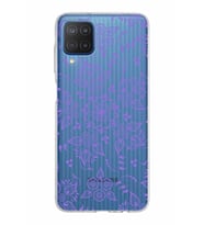 Samsung Galaxy M12 Kapak Nostalji Desen Tasarımlı Şeffaf Silikon Kılıf