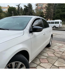Sts Oto Aksesuar  Passat B7 Batman Yarasa Ayna Kapağı Piano Black Abs Plastik