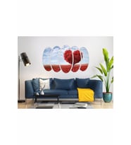 AĞAÇ KALP KIRMIZI MDF TABLO-3495