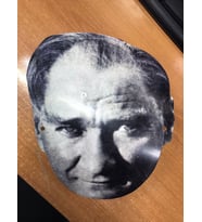 Karton Maske 6 ADET ( Kişiye Özel Maske)