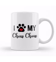 I Love My Chow Chow Kupa Bardak Porselen