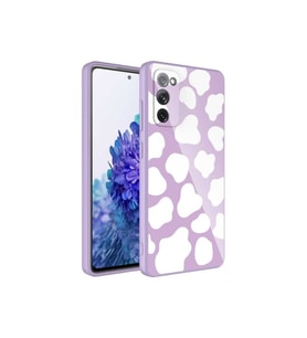 Samsung Galaxy S20 FE Uyumlu Kılıf Kamera Korumalı Desenli Sert Silikon Zore Epoksi Kapak (Model 6)