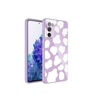 Samsung Galaxy S20 FE Uyumlu Kılıf Kamera Korumalı Desenli Sert Silikon Zore Epoksi Kapak (Model 6)