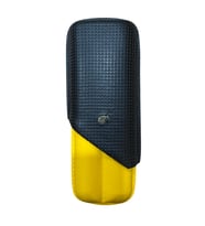 Cohiba Sarı-Siyah İkili Deri Puro Kılıfı
