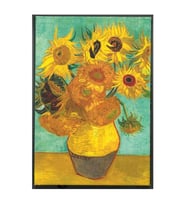 Deffter Art Of World Van Gogh Sun Flowers 14x20 Sert Kapak Çizgili Defter 64577-0