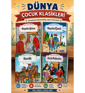 4 Kitaplı Dünya Çocuk Klasikleri Seti - 4. 5. 6. 7. ve 8. Sınıflar İçin Öğretmen Tavsiyeli Okumayı Sevdiren-5