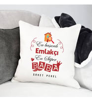Kişiye Özel Emlakçı Babalara Özel Yastık