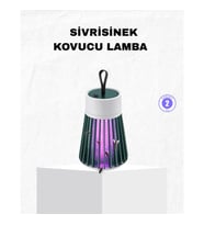 Mey İthalat® Şarjlı Mor Işıklı Sivrisinek Öldürücü Lamba – Sessiz ve Kimyasal İçermez