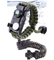 Paracord Hayatta Kalma Bilekliği Survival Çok Amaçlı Bileklik 1410
