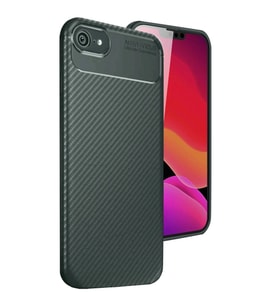 Apple İphone 16e Kılıf Auto Focus Karbon Kapak - Koyu Yeşil