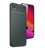 Apple İphone 16e Kılıf Auto Focus Karbon Kapak - Koyu Yeşil
