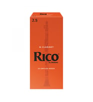 D'Addario RCA2525 Rico Bb Klarnet Kamışı No: 2.5 (Orta Seviye/Eğitim) - 25'li Paket  En Popüler Öğrenci Kamışı, Toplu Paket ve Ekonomik Çözüm