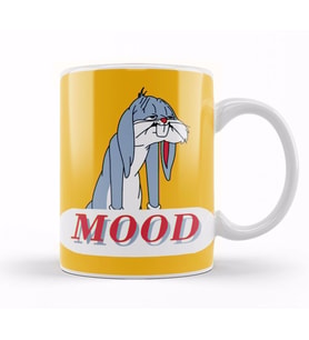 Tired Bugs Bunny Kupa Bardak Porselen